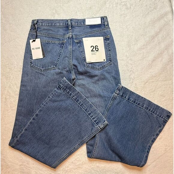 Re/Done 70s Low Rise Bell Bottom Jeans Women's 26 Flared NWT $295 - Picture 10 of 12
